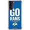 NFL Los Angeles Rams Team Motto Galaxy S22 Clear Case