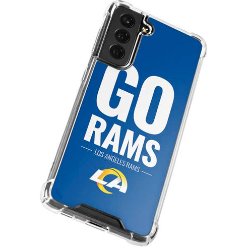 NFL Los Angeles Rams Team Motto Galaxy S22 Plus Clear Case