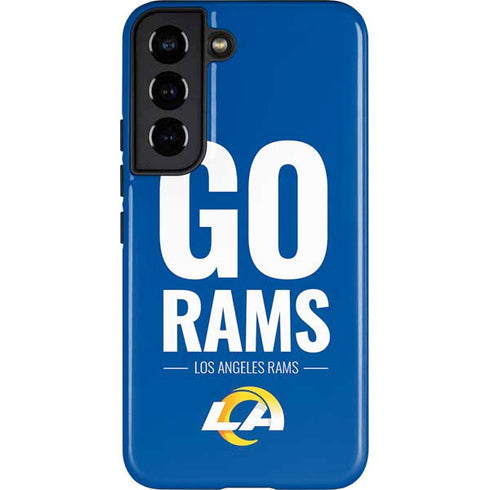 NFL Los Angeles Rams Team Motto Galaxy S22 Pro Case
