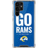 NFL Los Angeles Rams Team Motto Galaxy S22 Ultra Clear Case