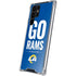 NFL Los Angeles Rams Team Motto Galaxy S22 Ultra Clear Case