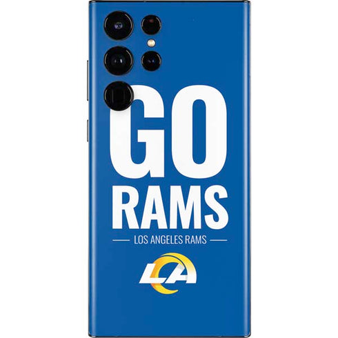 NFL Los Angeles Rams Team Motto Galaxy S22 Ultra Skin