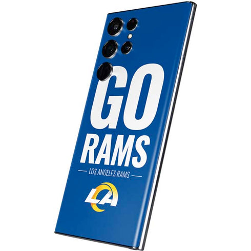 NFL Los Angeles Rams Team Motto Galaxy S22 Ultra Skin