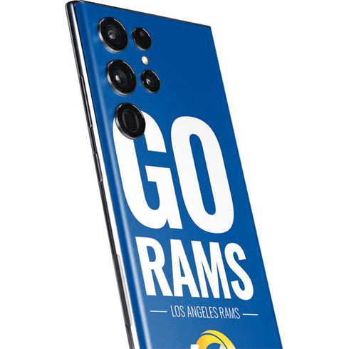 NFL Los Angeles Rams Team Motto Galaxy S22 Ultra Skin