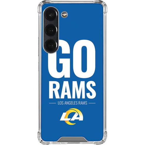 NFL Los Angeles Rams Team Motto Galaxy S23 Clear Case