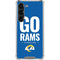 NFL Los Angeles Rams Team Motto Galaxy S23 Clear Case