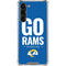NFL Los Angeles Rams Team Motto Galaxy S23 Plus Clear Case