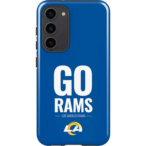 NFL Los Angeles Rams Team Motto Galaxy S23 Plus Pro Case