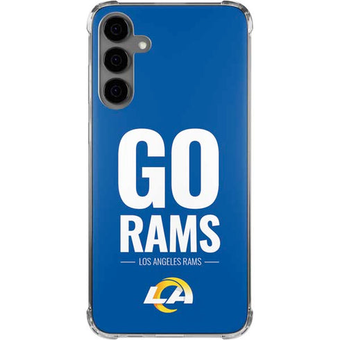 NFL Los Angeles Rams Team Motto Galaxy S24 Plus Clear Case