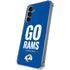 NFL Los Angeles Rams Team Motto Galaxy S24 Plus Clear Case