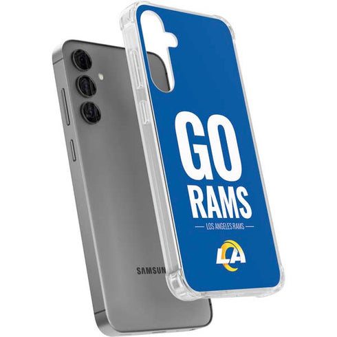 NFL Los Angeles Rams Team Motto Galaxy S24 Plus Clear Case