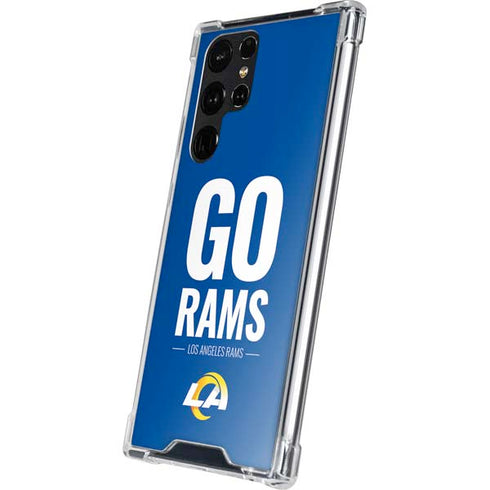NFL Los Angeles Rams Team Motto Galaxy S24 Ultra Clear Case