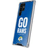 NFL Los Angeles Rams Team Motto Galaxy S24 Ultra Clear Case
