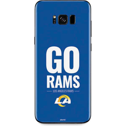 NFL Los Angeles Rams Team Motto Galaxy S8 Plus Skin
