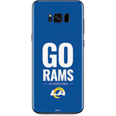 NFL Los Angeles Rams Team Motto Galaxy S8 Skin