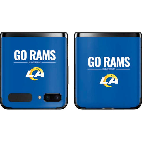 NFL Los Angeles Rams Team Motto Galaxy Z Flip Skin