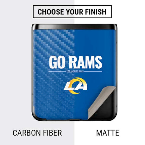 NFL Los Angeles Rams Team Motto Galaxy Z Flip Skin