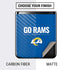 NFL Los Angeles Rams Team Motto Galaxy Z Flip Skin