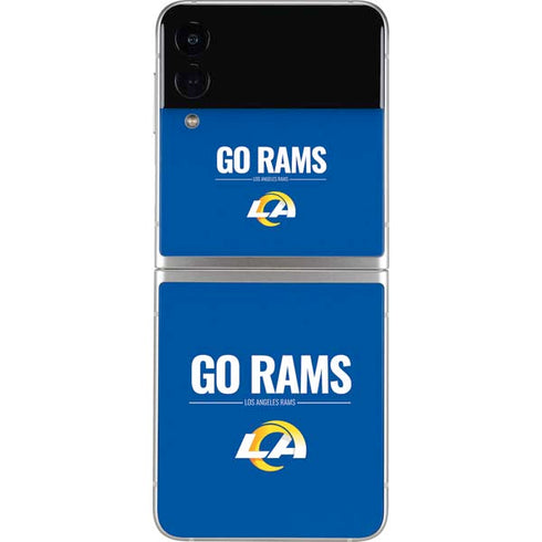NFL Los Angeles Rams Team Motto Galaxy Z Flip3 5G Skin