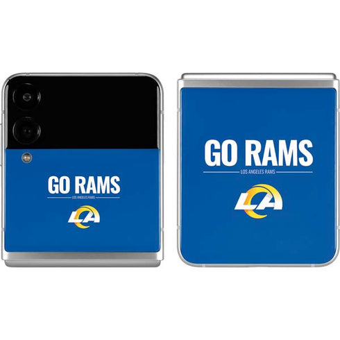 NFL Los Angeles Rams Team Motto Galaxy Z Flip4 5G Skin