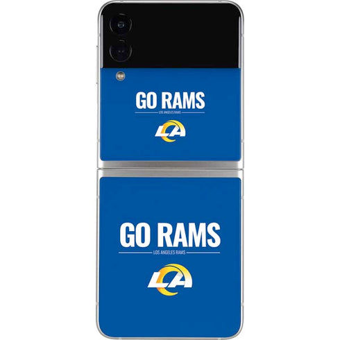 NFL Los Angeles Rams Team Motto Galaxy Z Flip4 5G Skin