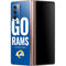 NFL Los Angeles Rams Team Motto Galaxy Z Fold2 5G Skin