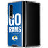 NFL Los Angeles Rams Team Motto Galaxy Z Fold4 5G Clear Case