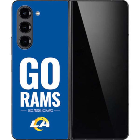 NFL Los Angeles Rams Team Motto Galaxy Z Fold5 5G Skin