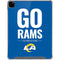 NFL Los Angeles Rams Team Motto iPad Pro 12.9in (2020) Clear Case