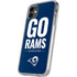 NFL Los Angeles Rams Team Motto iPhone 11 Clear Case