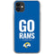 NFL Los Angeles Rams Team Motto iPhone 11 Clear Case