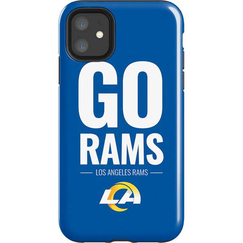 NFL Los Angeles Rams Team Motto iPhone 11 Impact Case