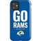 NFL Los Angeles Rams Team Motto iPhone 11 Impact Case