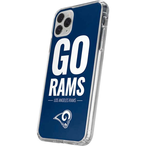 NFL Los Angeles Rams Team Motto iPhone 11 Pro Clear Case