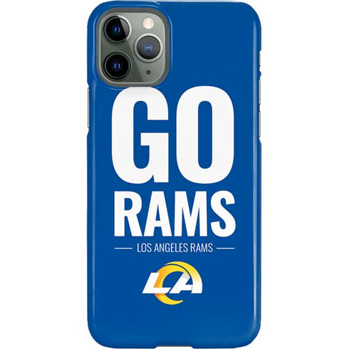 NFL Los Angeles Rams Team Motto iPhone 11 Pro Lite Case