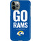 NFL Los Angeles Rams Team Motto iPhone 11 Pro Lite Case