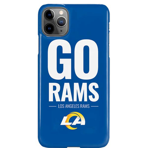 NFL Los Angeles Rams Team Motto iPhone 11 Pro Max Lite Case