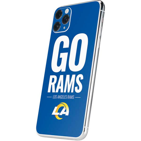 NFL Los Angeles Rams Team Motto iPhone 11 Pro Max Skin