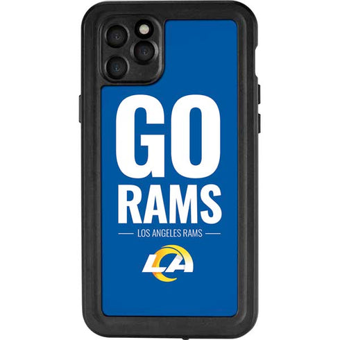 NFL Los Angeles Rams Team Motto iPhone 11 Pro Max Waterproof Case
