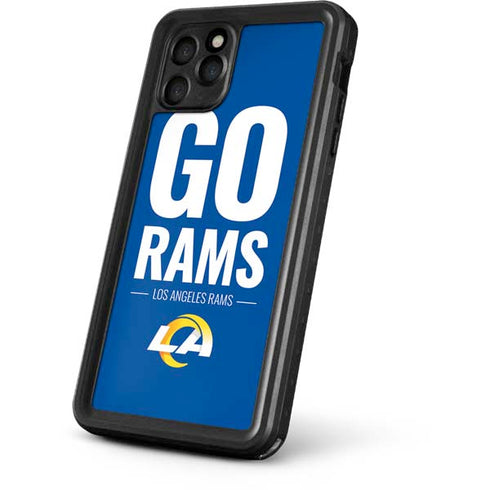 NFL Los Angeles Rams Team Motto iPhone 11 Pro Max Waterproof Case