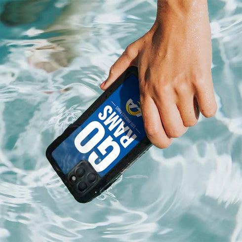 NFL Los Angeles Rams Team Motto iPhone 11 Pro Max Waterproof Case