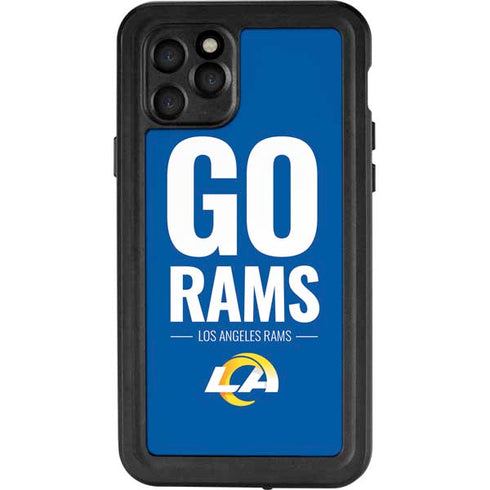 NFL Los Angeles Rams Team Motto iPhone 11 Pro Waterproof Case
