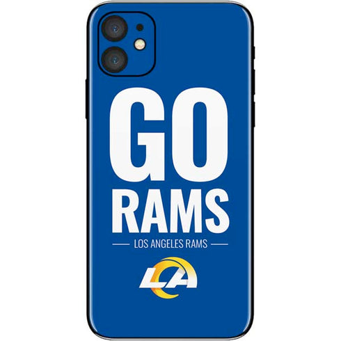 NFL Los Angeles Rams Team Motto iPhone 11 Skin