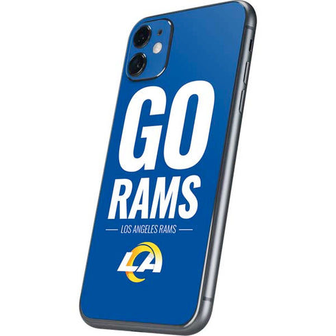 NFL Los Angeles Rams Team Motto iPhone 11 Skin