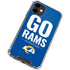 NFL Los Angeles Rams Team Motto iPhone 12 Clear Case