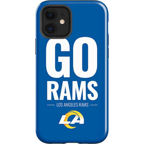 NFL Los Angeles Rams Team Motto iPhone 12 Impact Case