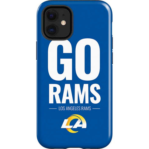 NFL Los Angeles Rams Team Motto iPhone 12 Mini Impact Case