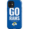 NFL Los Angeles Rams Team Motto iPhone 12 Mini Impact Case