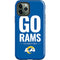 NFL Los Angeles Rams Team Motto iPhone 12 Pro Impact Case