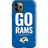NFL Los Angeles Rams Team Motto iPhone 12 Pro Impact Case